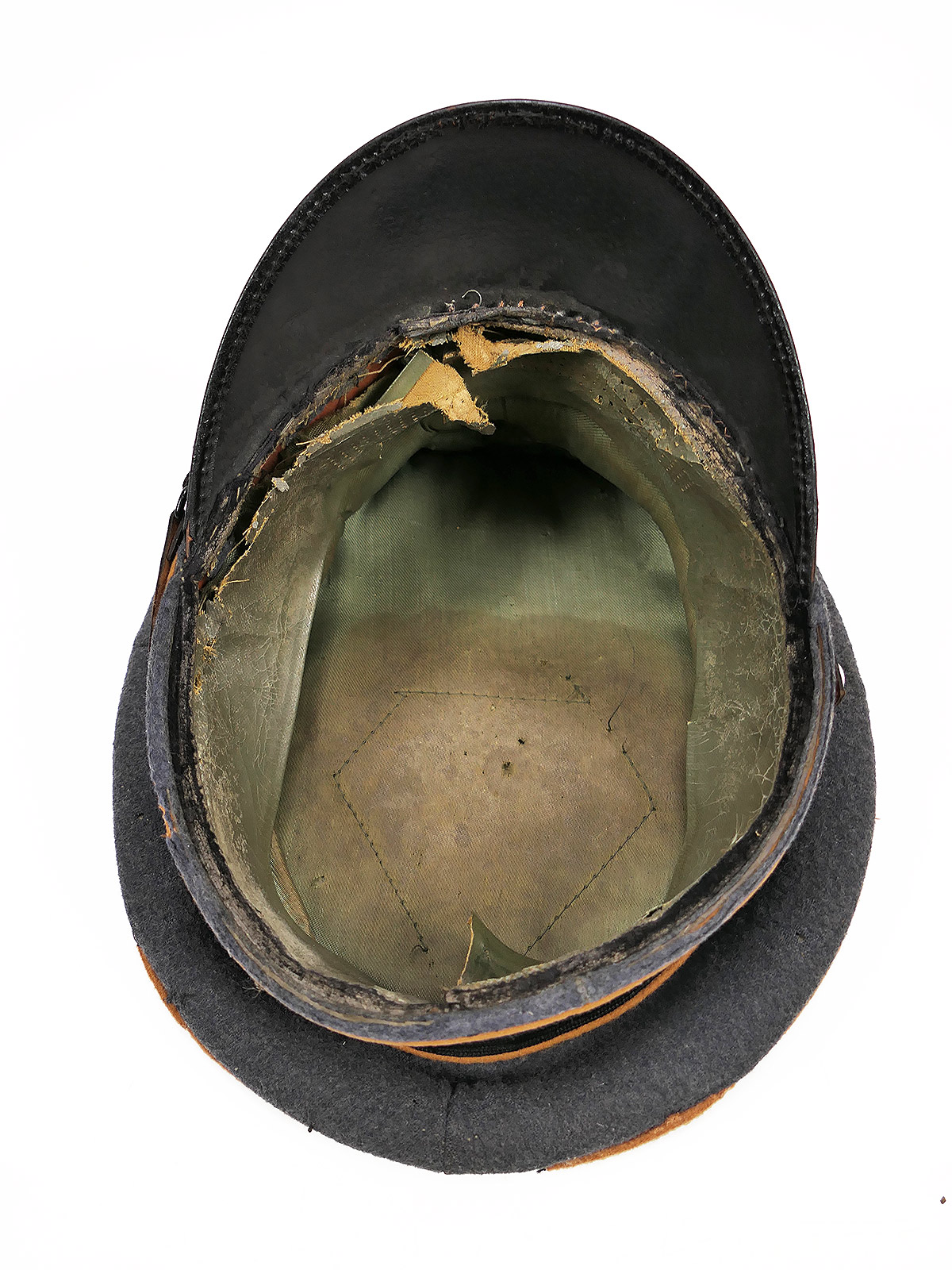 Original LUFTWAFFEN pilot’s cap, paratrooper style, fully decorated – COLLECTION