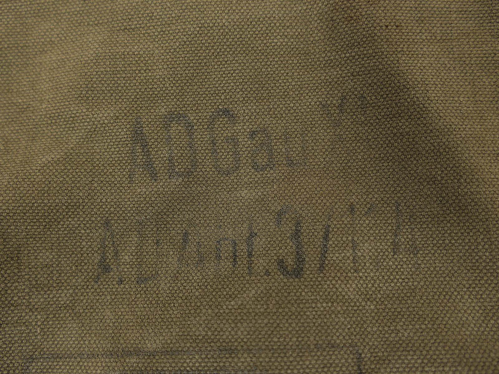 WW2 Original  RAD bread bag, 1936? Reich Labour Service, with name label – COLLECTION