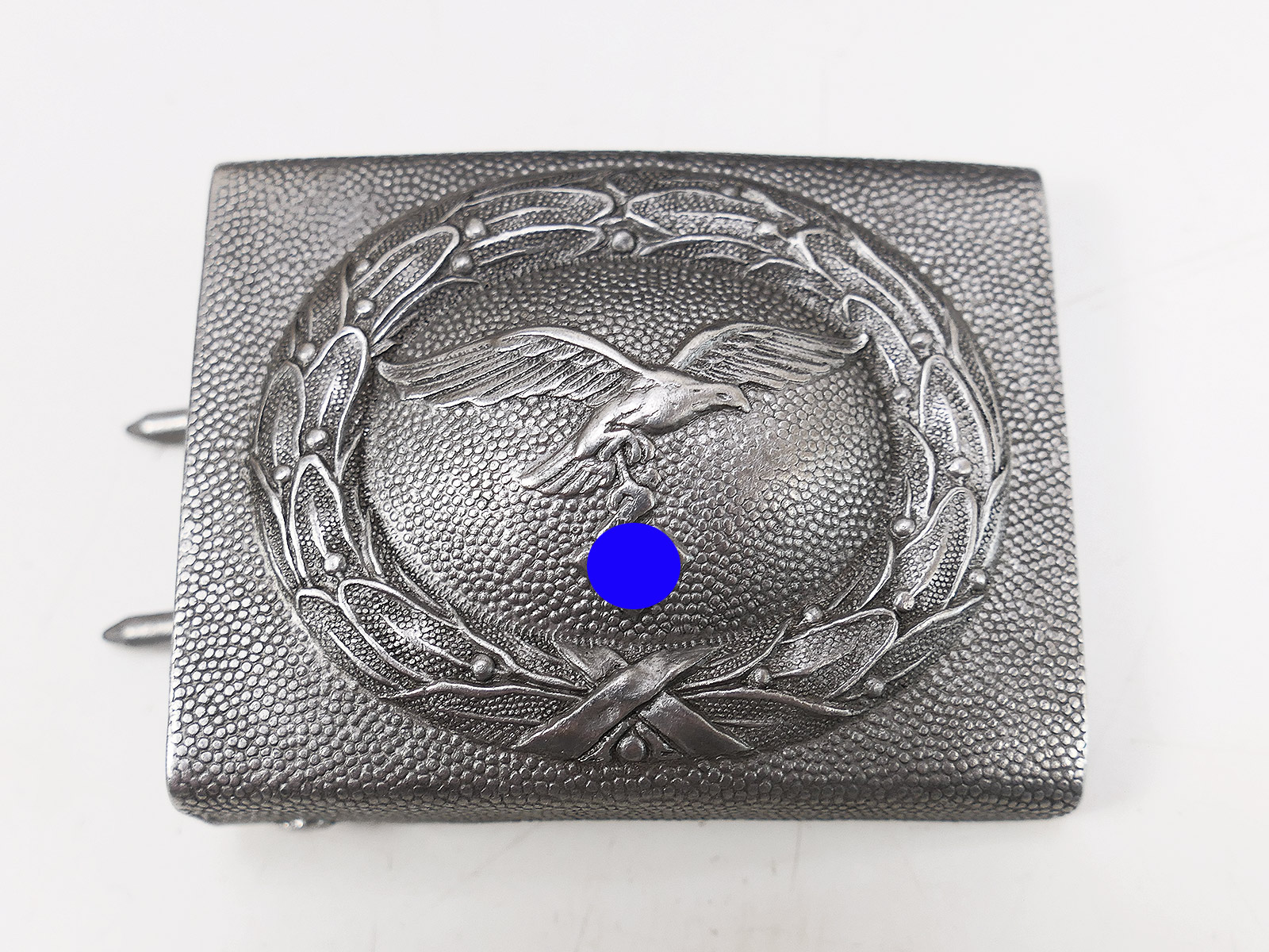 Luftwaffe Vintage Belt / Leather Belt, 105 cm, with Luftwaffe Pilot Aluminium Buckle – BATTLE WORN