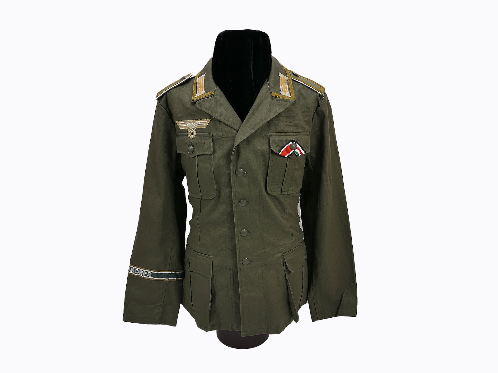 Afrikakorps army tropical blouse field blouse M40 uniform DAK size 52 from collection liquidation
