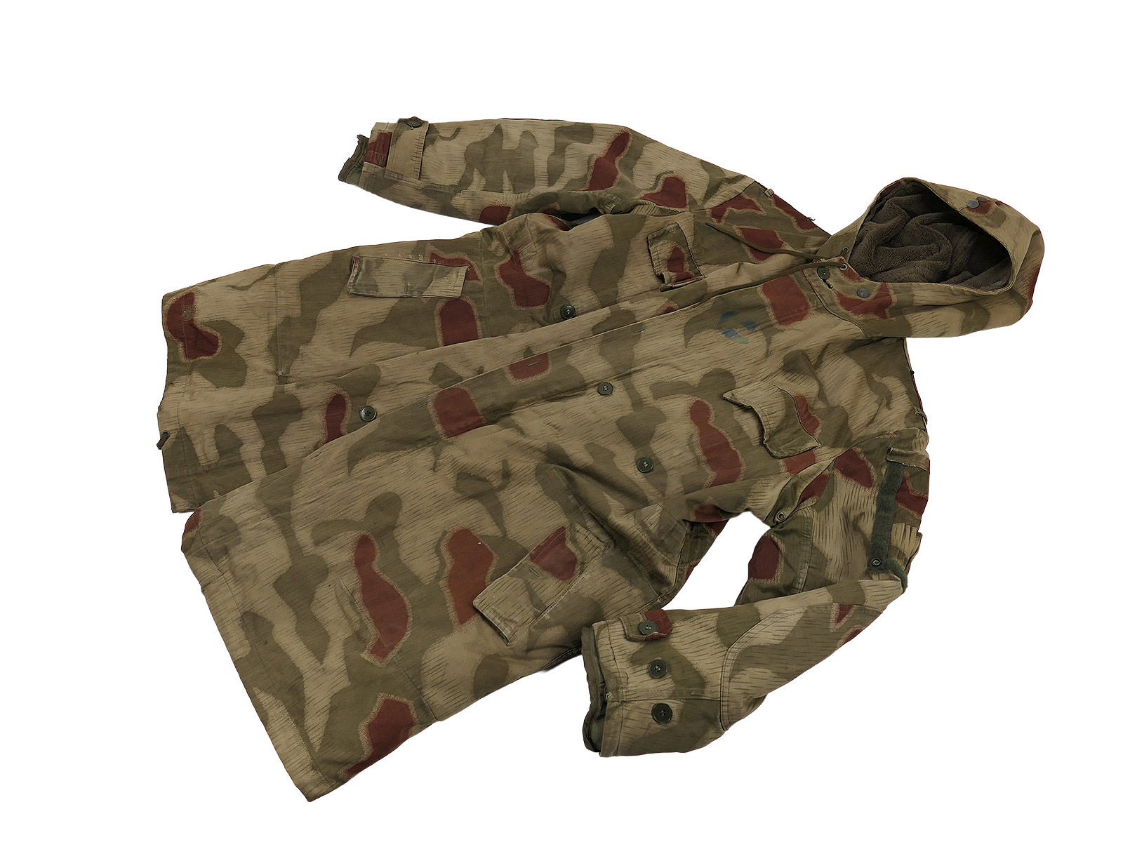 BGS Bundesgrenzschutz Bund PARKA swamp camouflage with teddy lining size 48