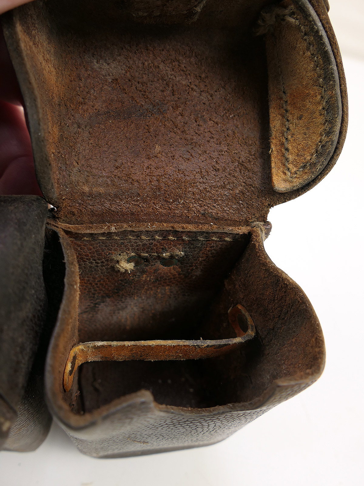 One-off item – Original WK1 cartridge pouch, Erfurt 1915, with internal compartments