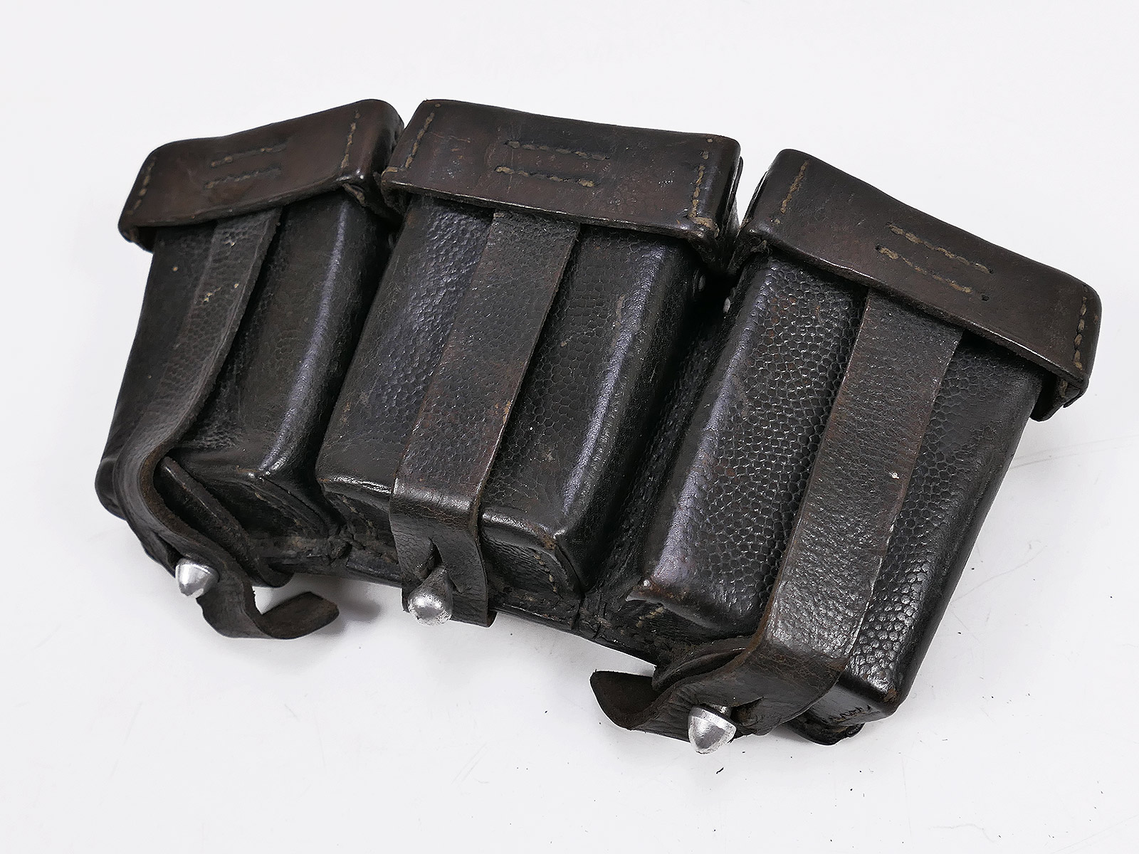 One-off item – Wehrmacht K98 3-round cartridge pouch, BRAUN ORIGINAL, with manufacturer’s mark, 1936 COLLECTION