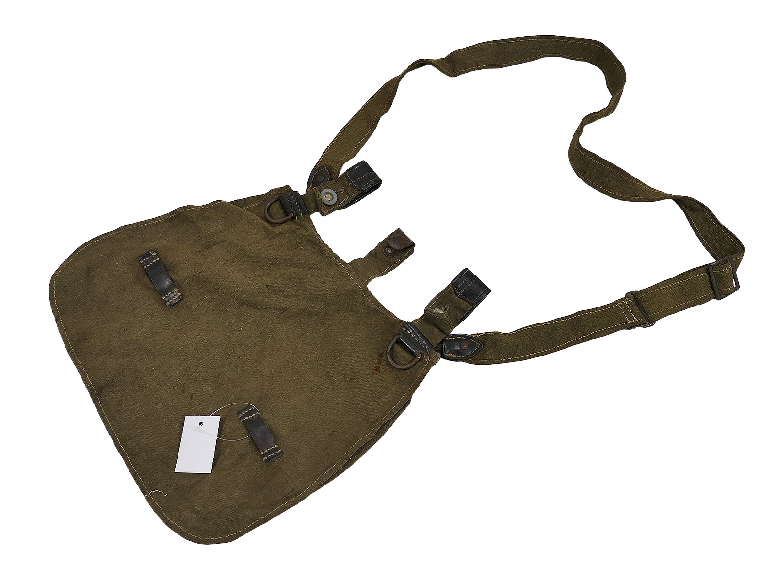 WW2 Wehrmacht Original M31 Bread Bag with Strap – COLLECTION, BATTLE-WORN