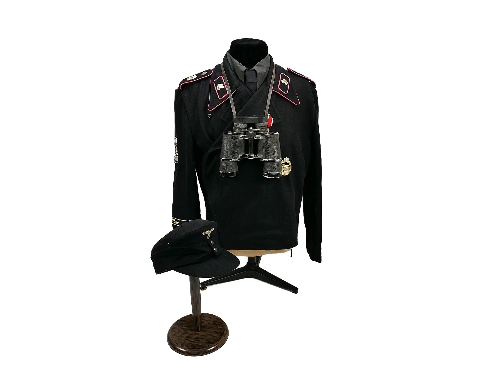 Wehrmacht armoured uniform ensemble armoured blouse GREAT GERMANY armoured jacket armoured cap shirt tie (XL)