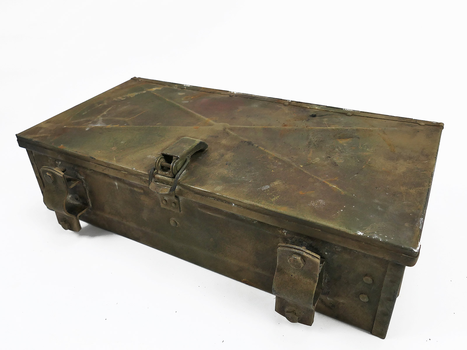 Wehrmacht troop bike frame box camouflage for belt box / hand grenades metal box