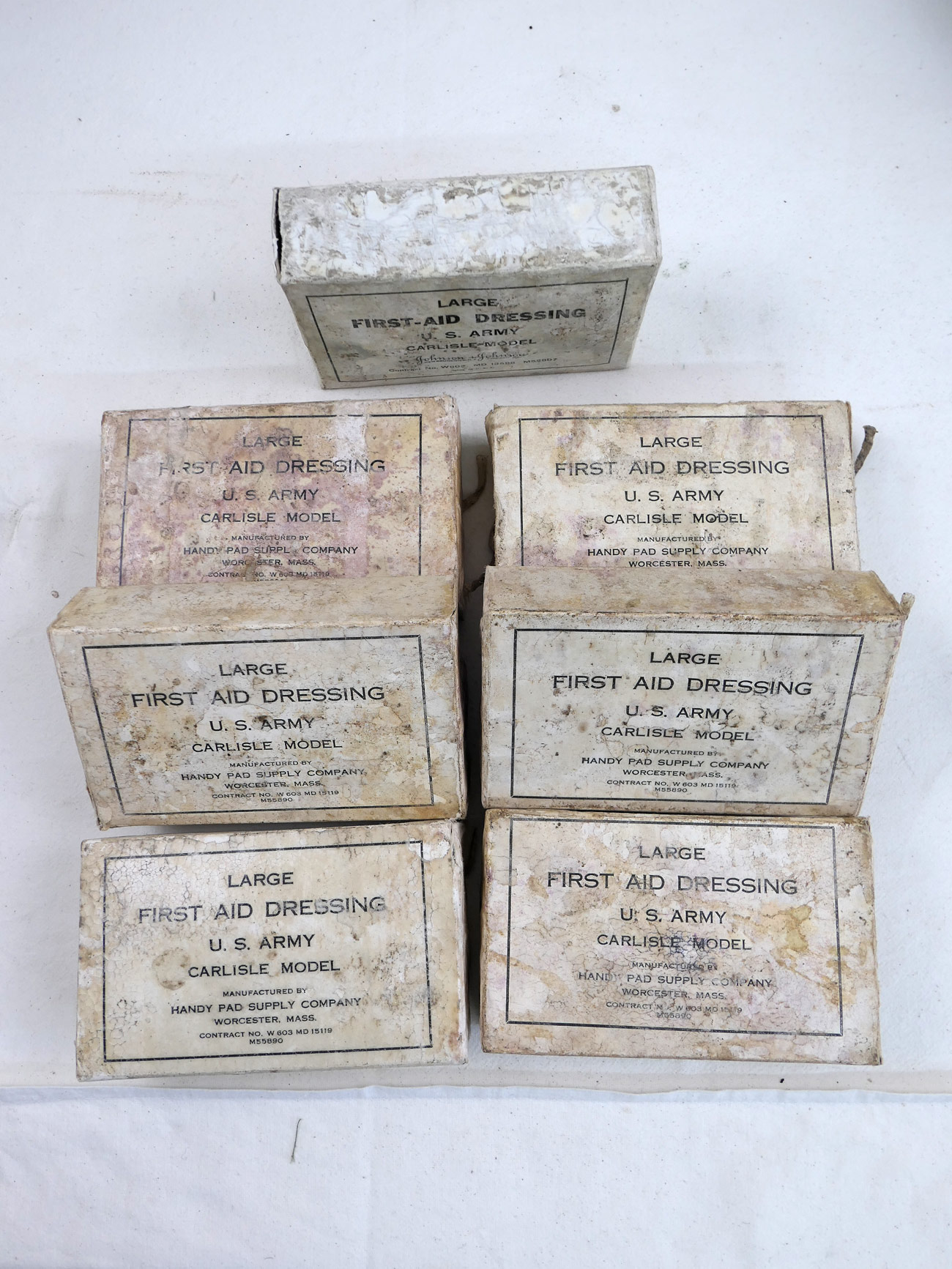 Orig. US Army dressing pack Carlisle Model Large First-Aid