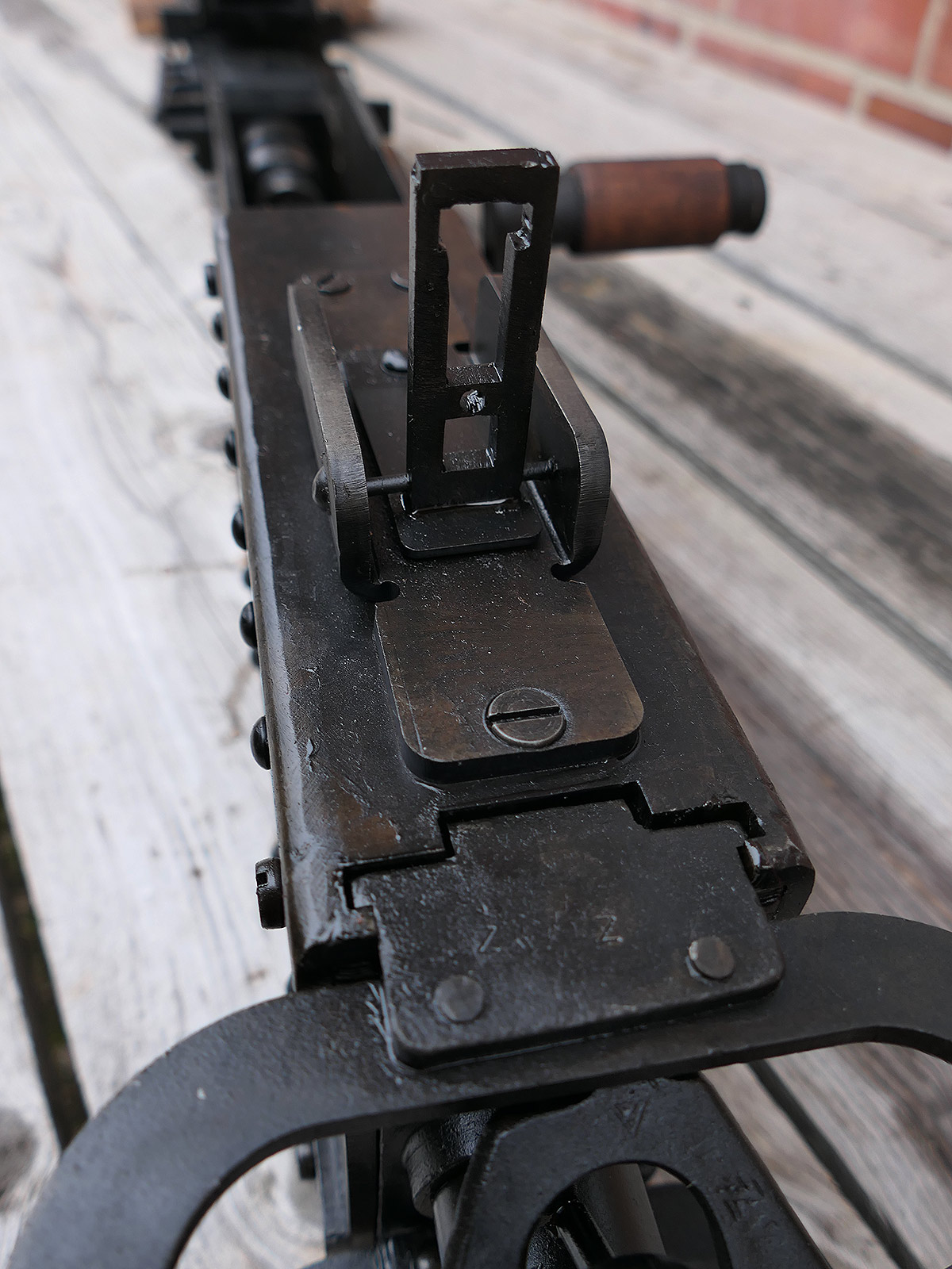 #A Browning Machine Gun MG Cal. 50 M2 Jeep Mount Tripod – Model – 1:1 metal replica, barrel can be dismantled