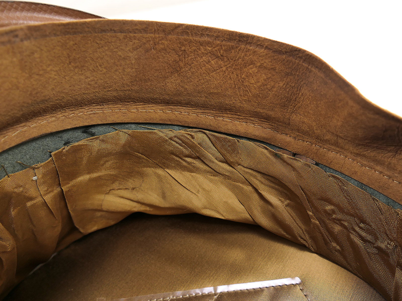 Antique Wehrmacht General’s peaked cap, size 58, with excellent patina – COLLECTION BATTLE WORN
