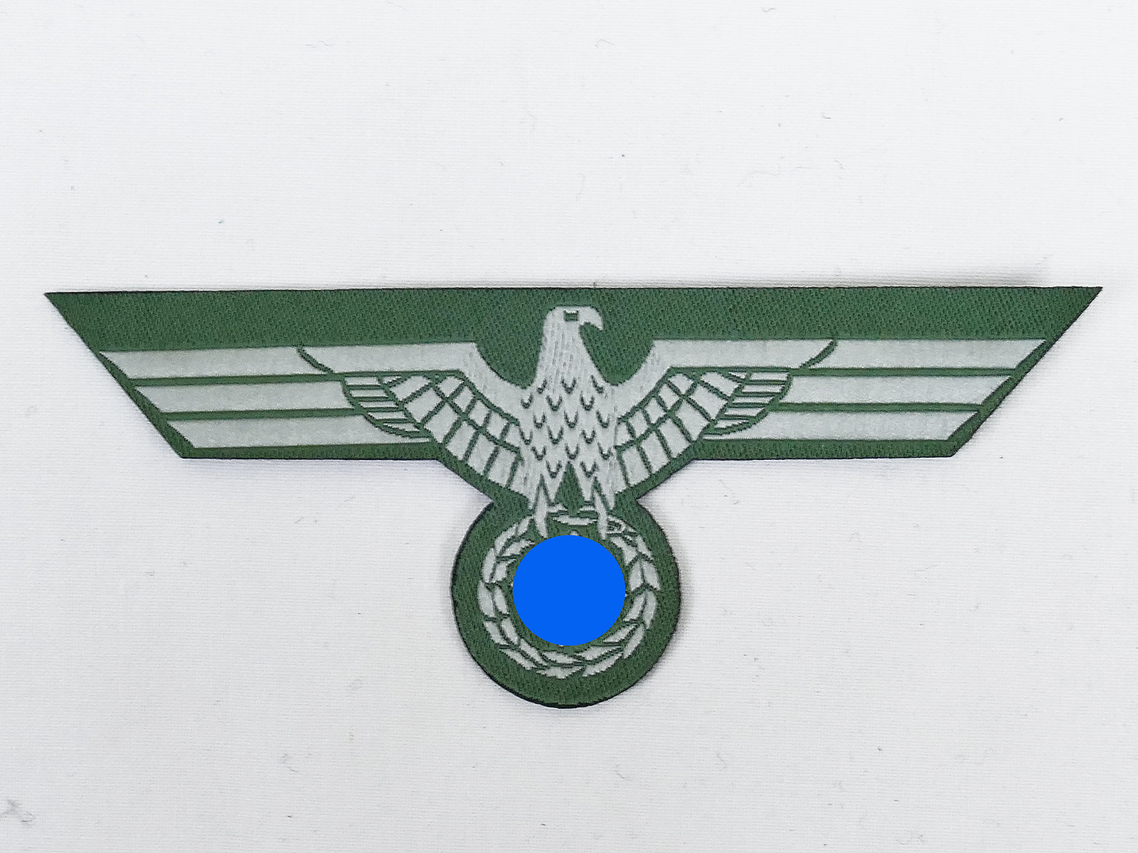 Wehrmacht Army Bevo breast eagle M40 woven cut out for field blouse uniform