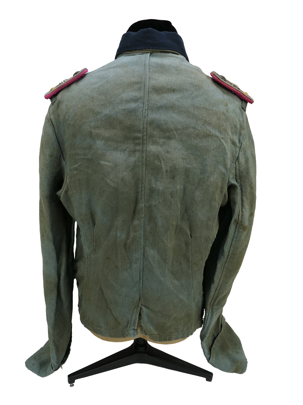 Wehrmacht M41 Officer’s Summer Field Jacket Uniform, First Lieutenant, Armoured Train – COLLECTION, BATTLE-WORN