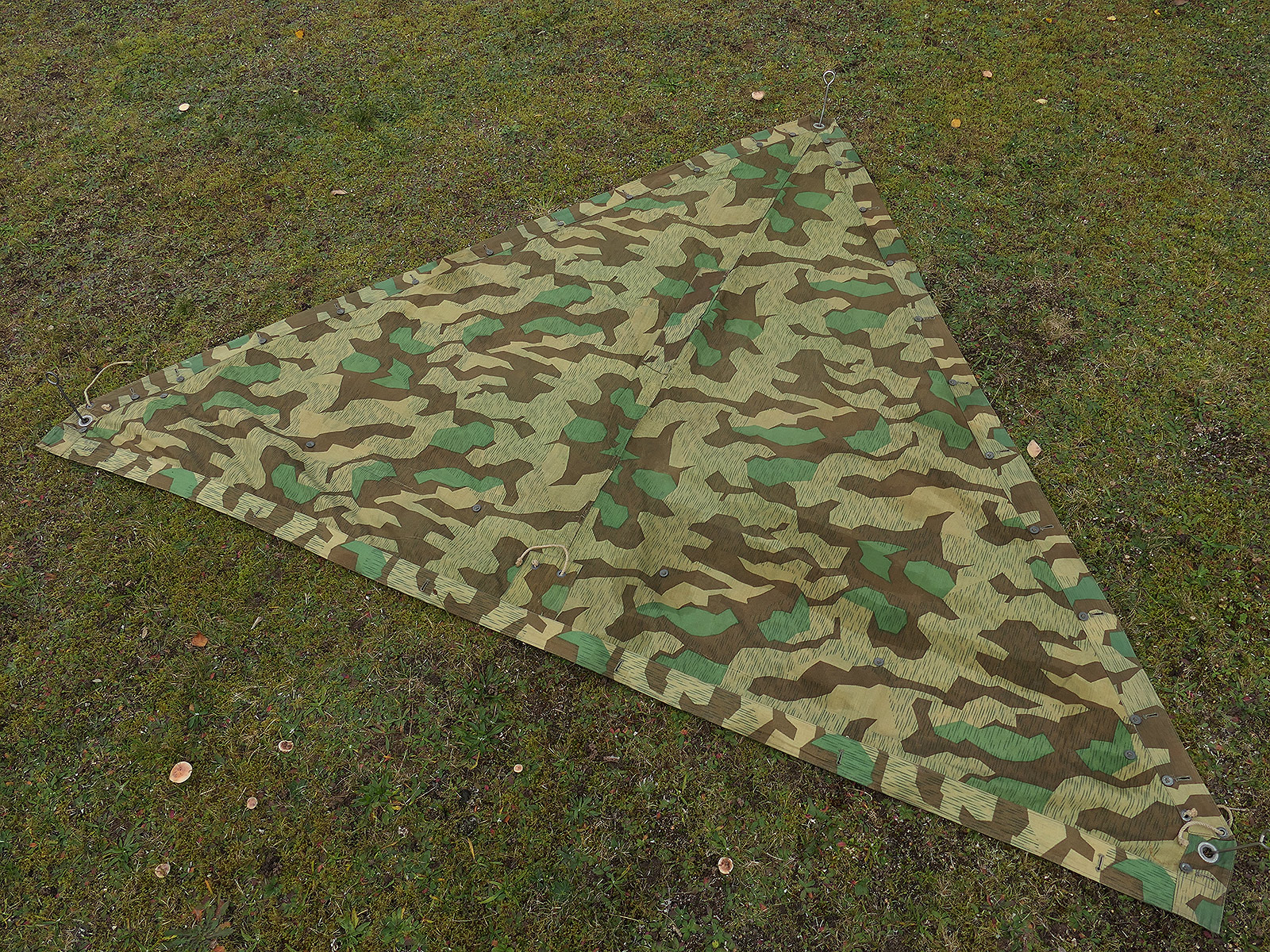 Wehrmacht original tent shelter M31 splinter camouflage MINT REICHSBETRIEBSNUMMER 1943