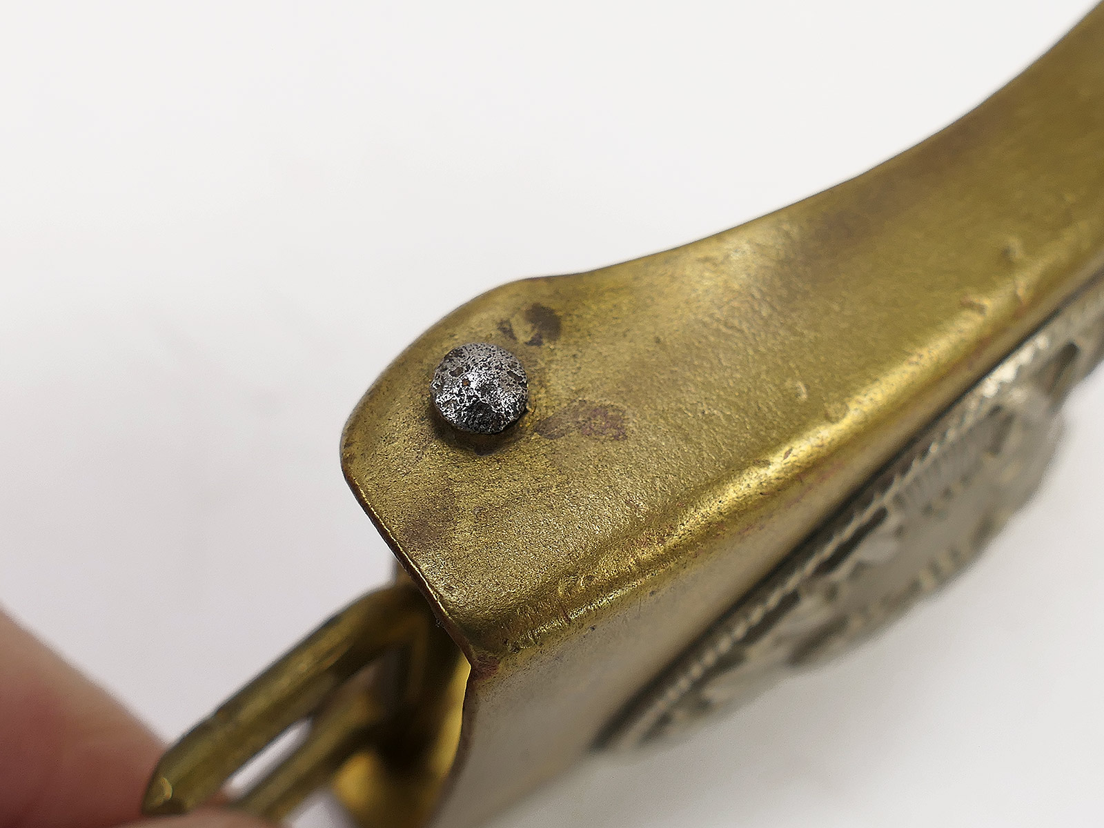 WK1 Imperial Original Belt 100 – Belt with ‘God with Us’ buckle COLLECTION BATTLE WORN