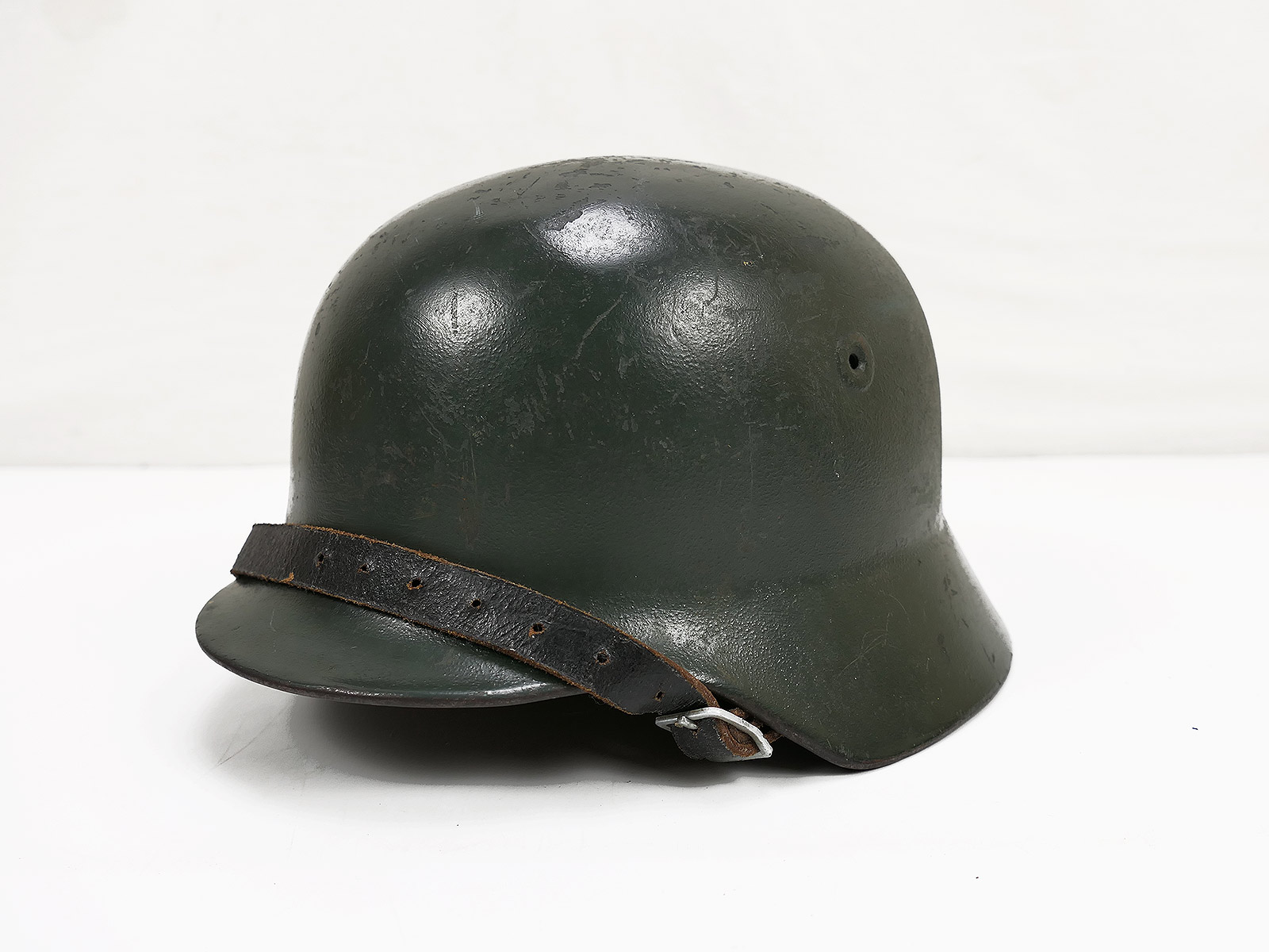 Original BGS Federal Border Guard steel helmet with helmet lining size 55-57 type like M40 Wehrmacht