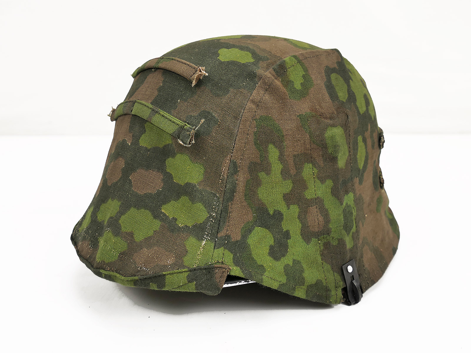 #H Oak Leaves ZZ Steel Helmet Cover – Camouflage Helmet Cover made from original camouflage fabric