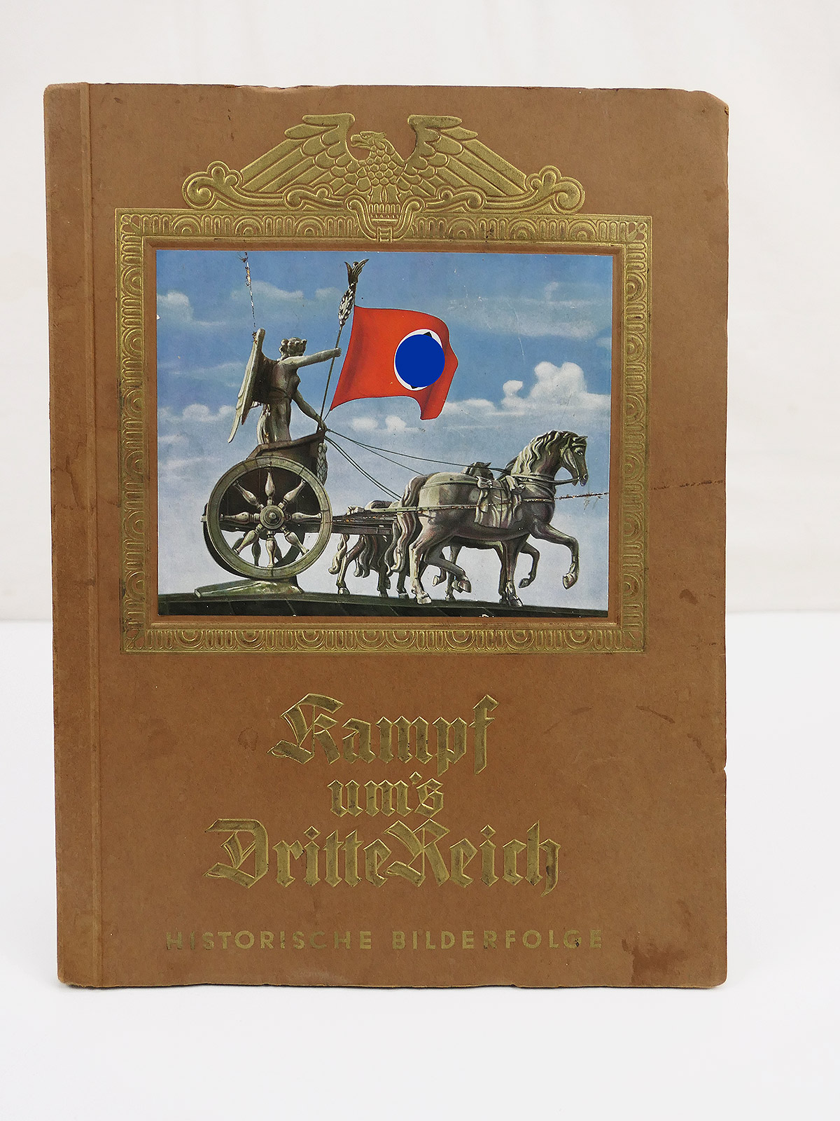 Book - scrapbook Cigaretten Bilderdienst Kampf ums Dritte Reich Incomplete