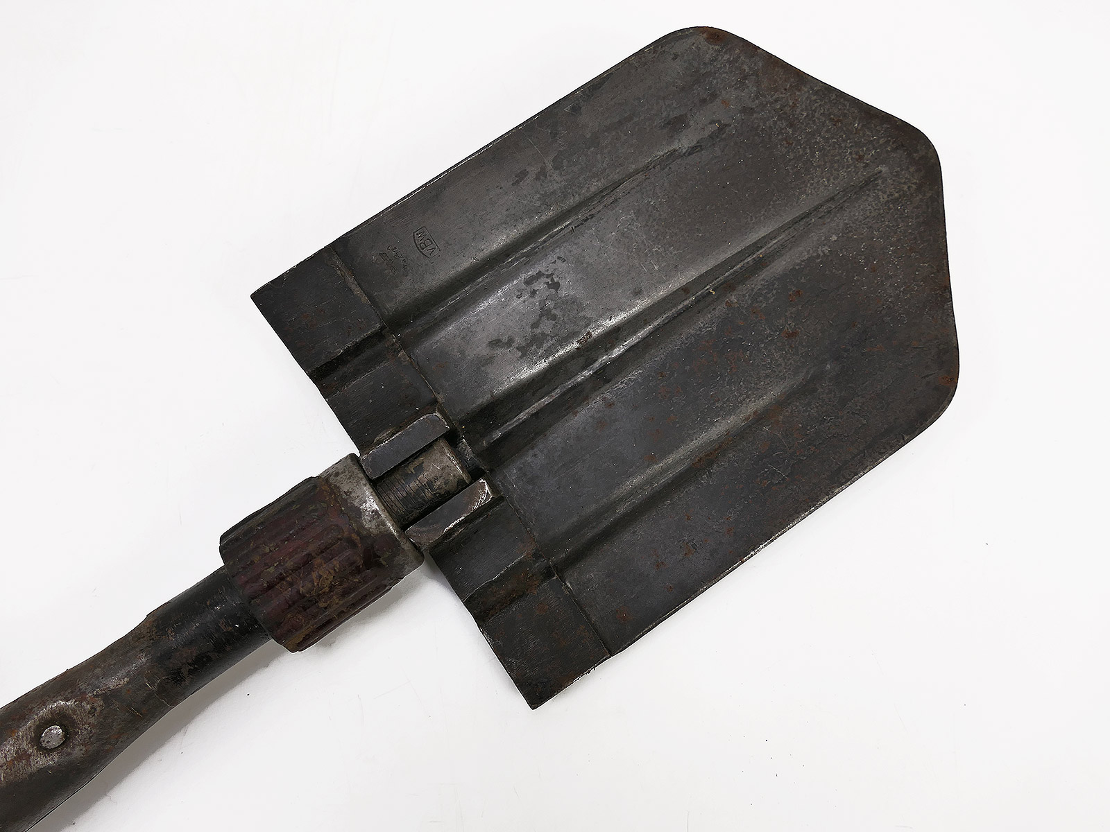 WW2 Wehrmacht Original Folding Spade with Folding Spade Bag, Model 1 Spade Bag COLLECTION