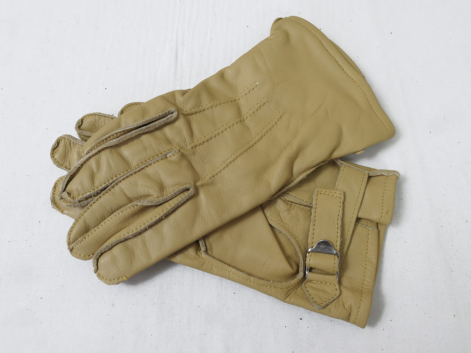 P1400987 US WW2 Leather Gloves Paratrooper Paratrooper Leather Gloves