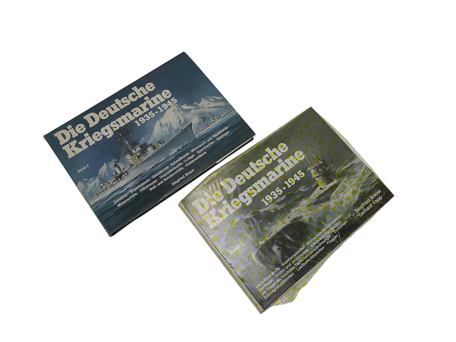 2x book Kriegsmarine / Siegfried Breyer - Die Deutsche Kriegsmarine 1935 - 1945 Vol. 2 + 3