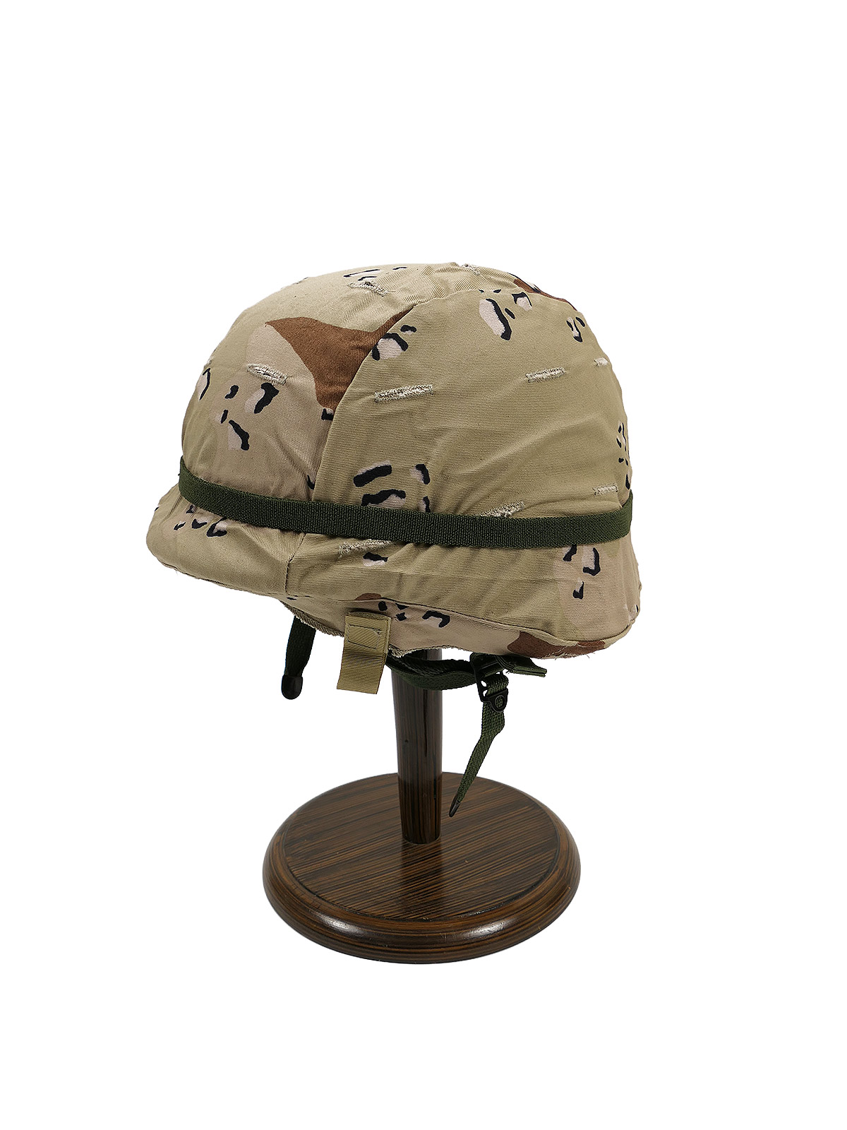 #77 US Nato combat helmet Combat Helmet size Medium with US Desert + Woodland helmet cover 