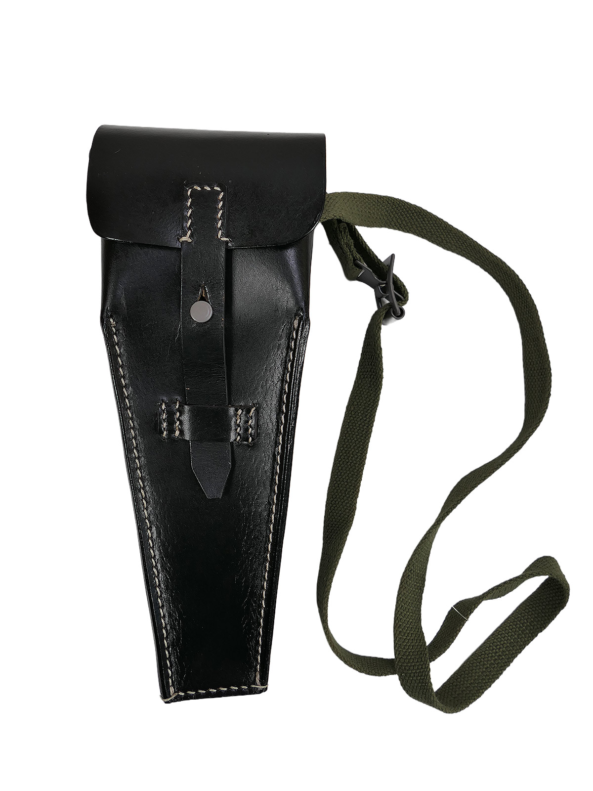 Wehrmacht leather pouch for the K98 rifle grenade launcher, with carrying strap