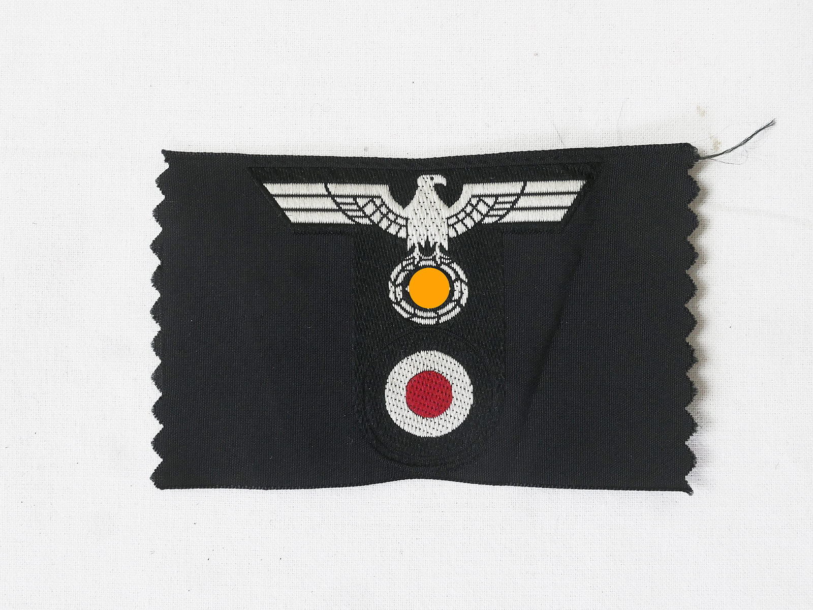 P1450778 Wehrmacht tank T-cap badge cap eagle T-shape woven field cap armoured cap
