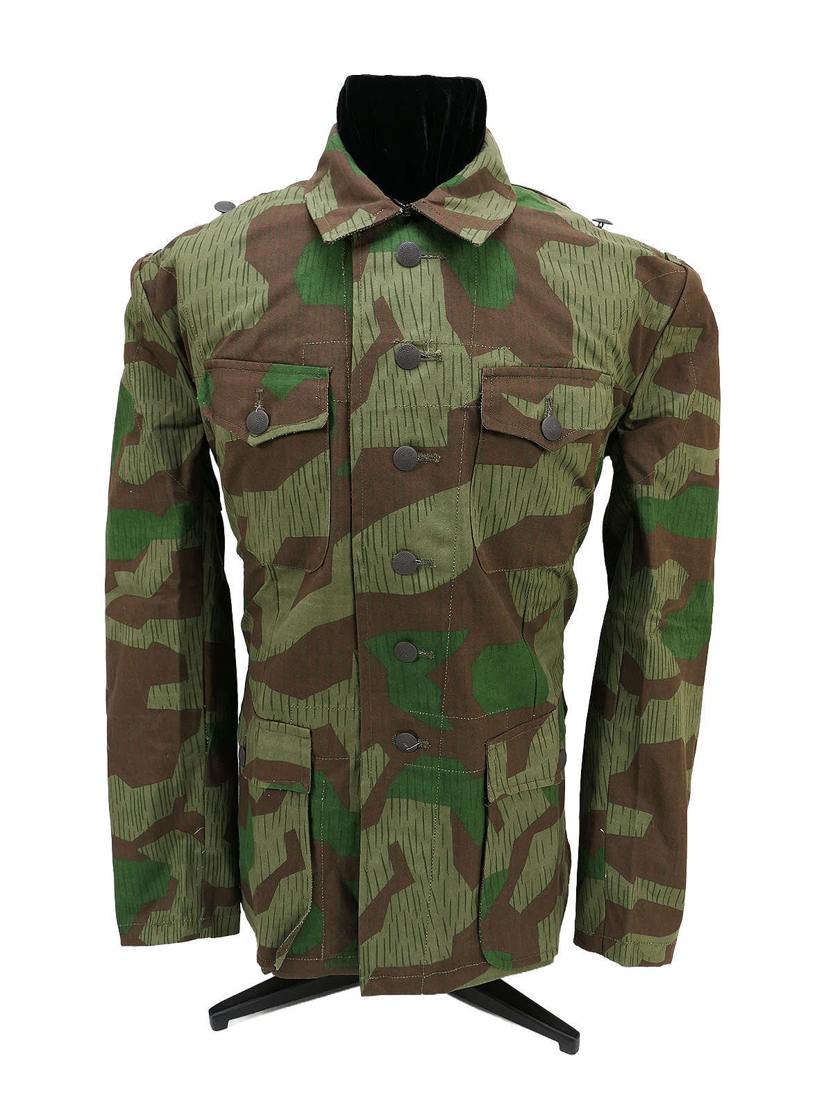 Wehrmacht splinter camouflage four-pocket skirt, field blouse, camouflage blouse, camouflage jacket 