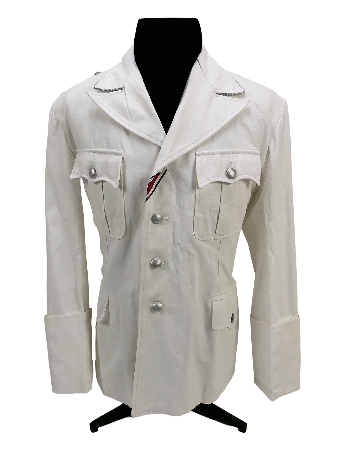 General SS White Summer Uniform M39, Officer’s Size L 