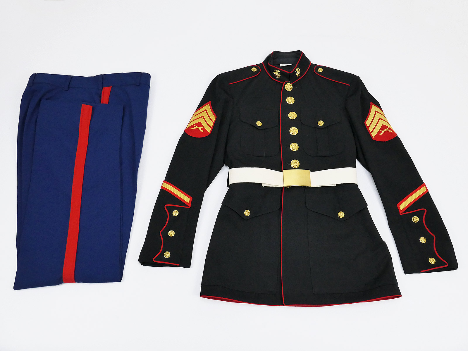 P1268969 USMC Marine Corps Dress Blue Uniform Jacket & Trousers Marines Parade Uniform