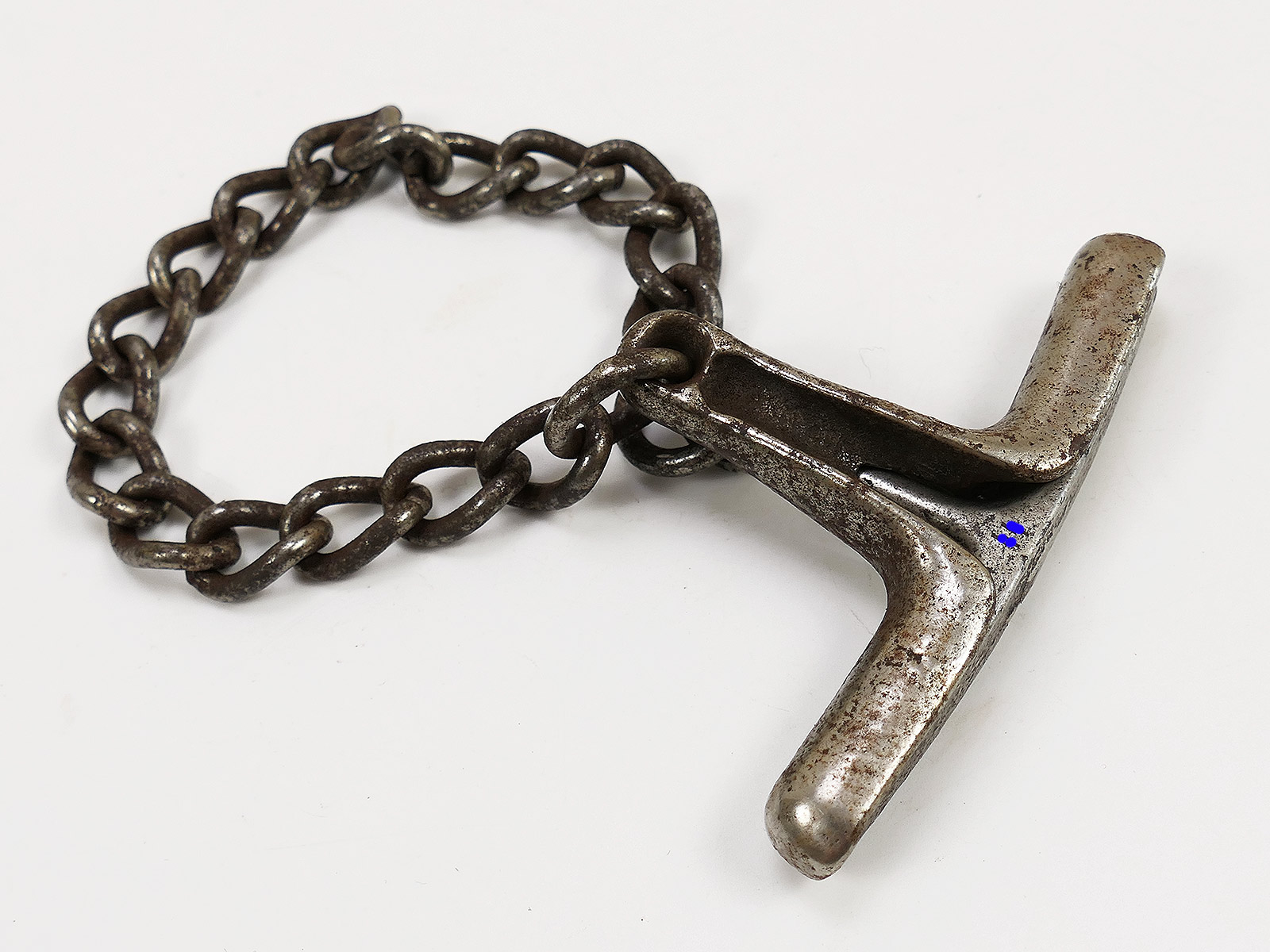 #7 SS Hand Gag Gag Chain – Restraint, Display or Gag Chain – ANTIQUE