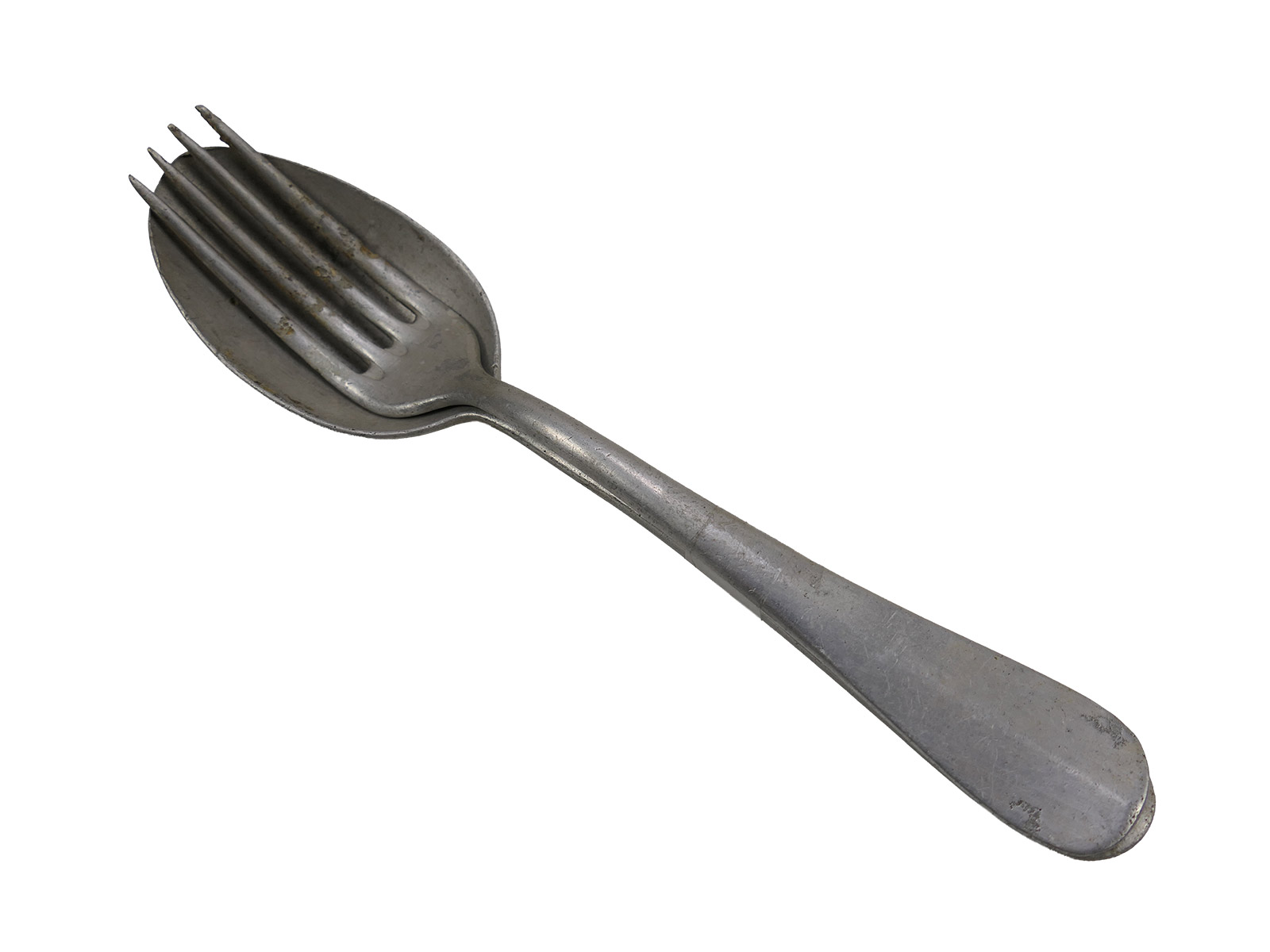 Single-piece set of Luftwaffe mess cutlery: fork and spoon – Mess Cutlery COLLECTION BATTLE WORN