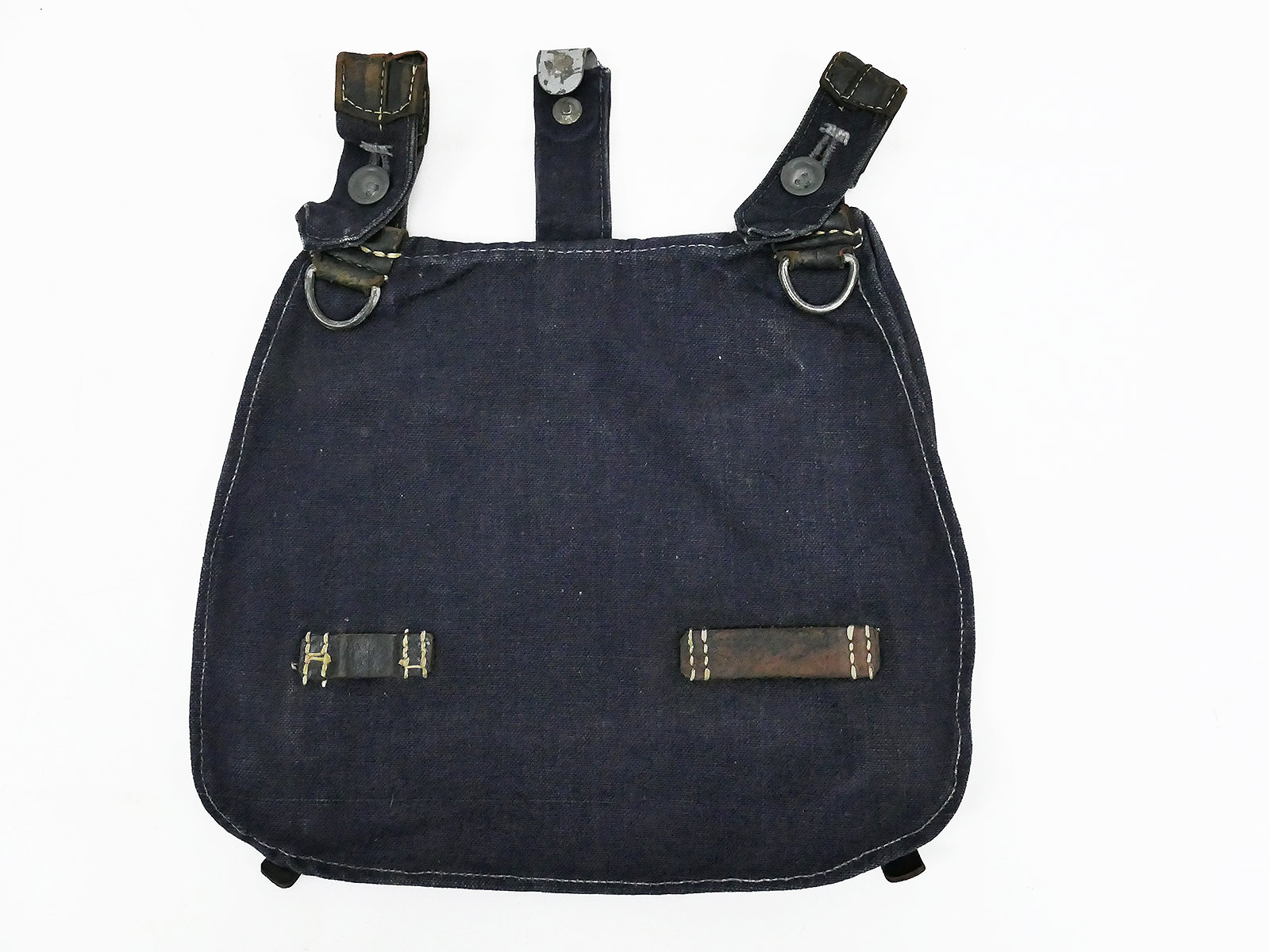 Luftwaffe haversack airman blue gray paratrooper chamber piece very nice condition