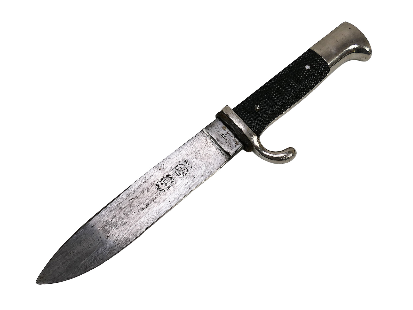 Original HJ hiking knife, co-manufactured by RZM M7/84 and Carl Schmidt Solingen, 1938 COLLECTION