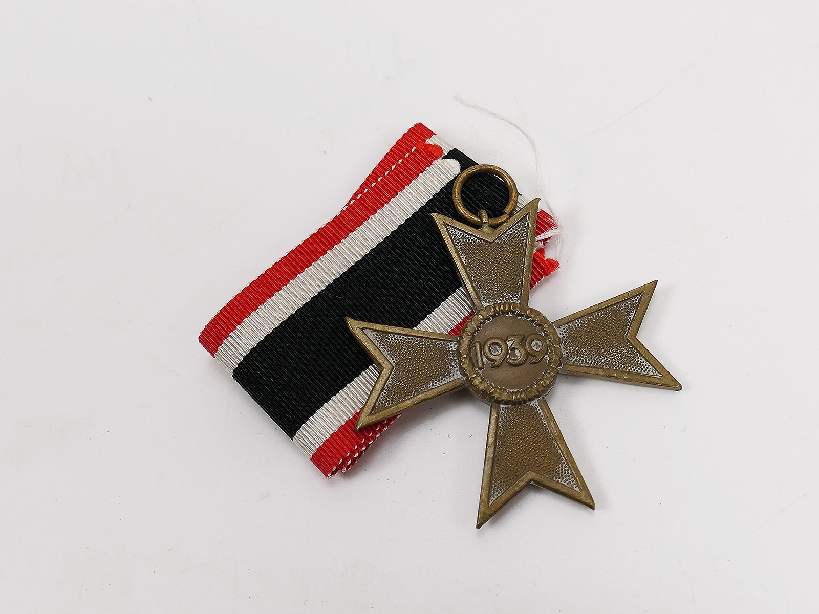 War Merit Cross KVK 1939 without swords on ribbon - 1957 variant