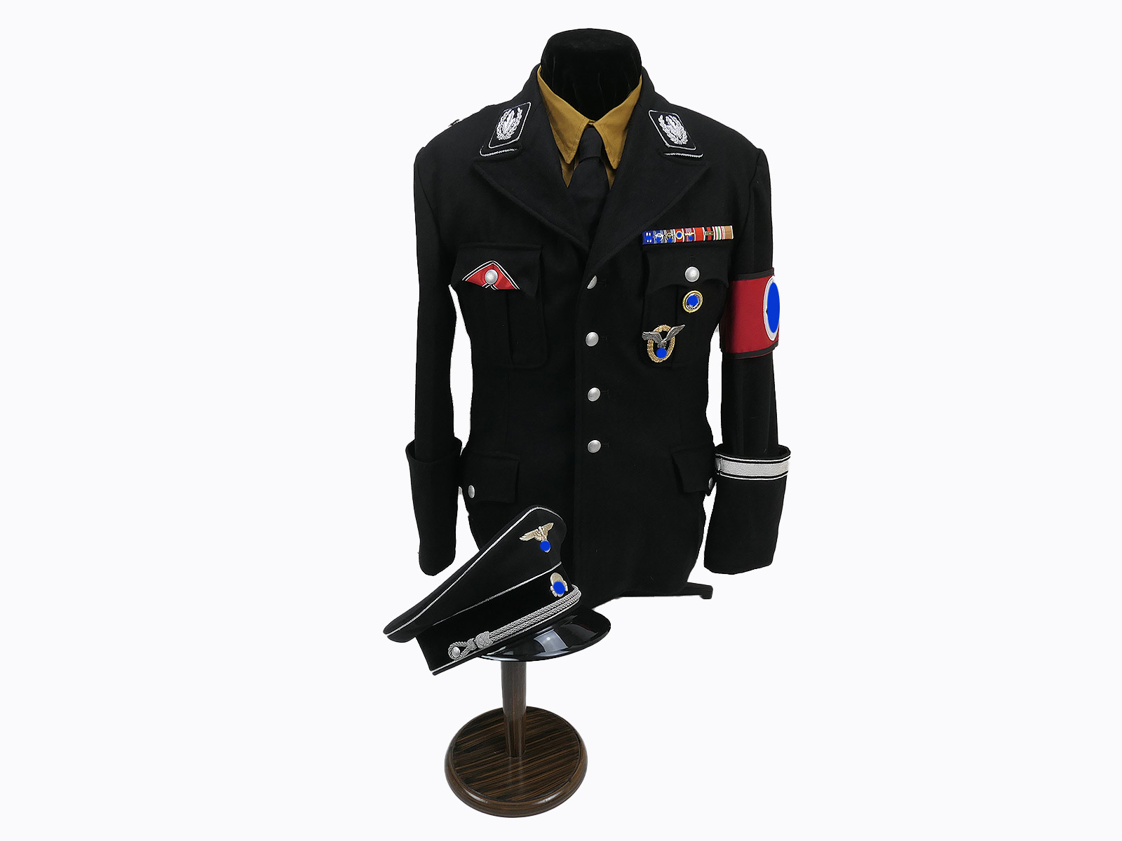 Black uniform ensemble General SS M32 based on Heinrich Himmler RFSS