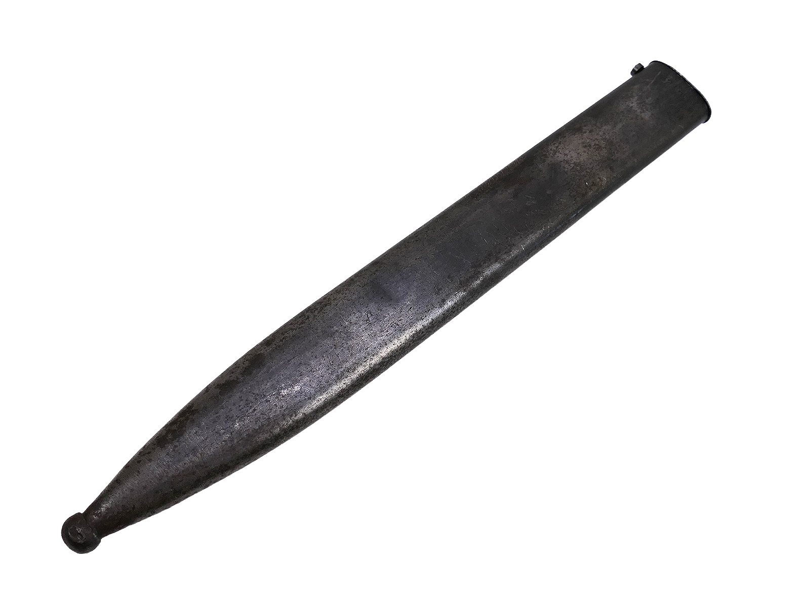 Wehrmacht M84/98 bayonet (cof42) for the K98 carbine / sidearm with scabbard, BATTLE-WORN