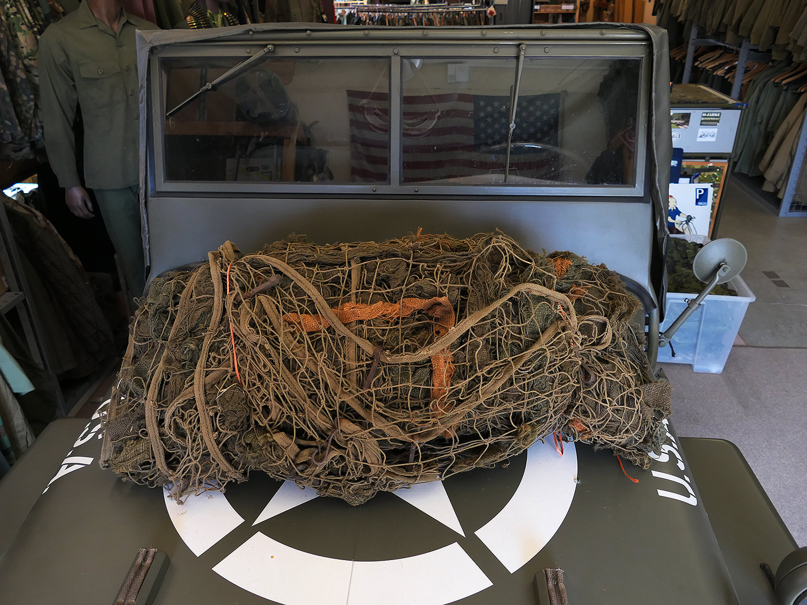 US ARMY WW2 Camouflage Net Camouflage Net US Willys Jeep Ford GPW Net 8x4m
