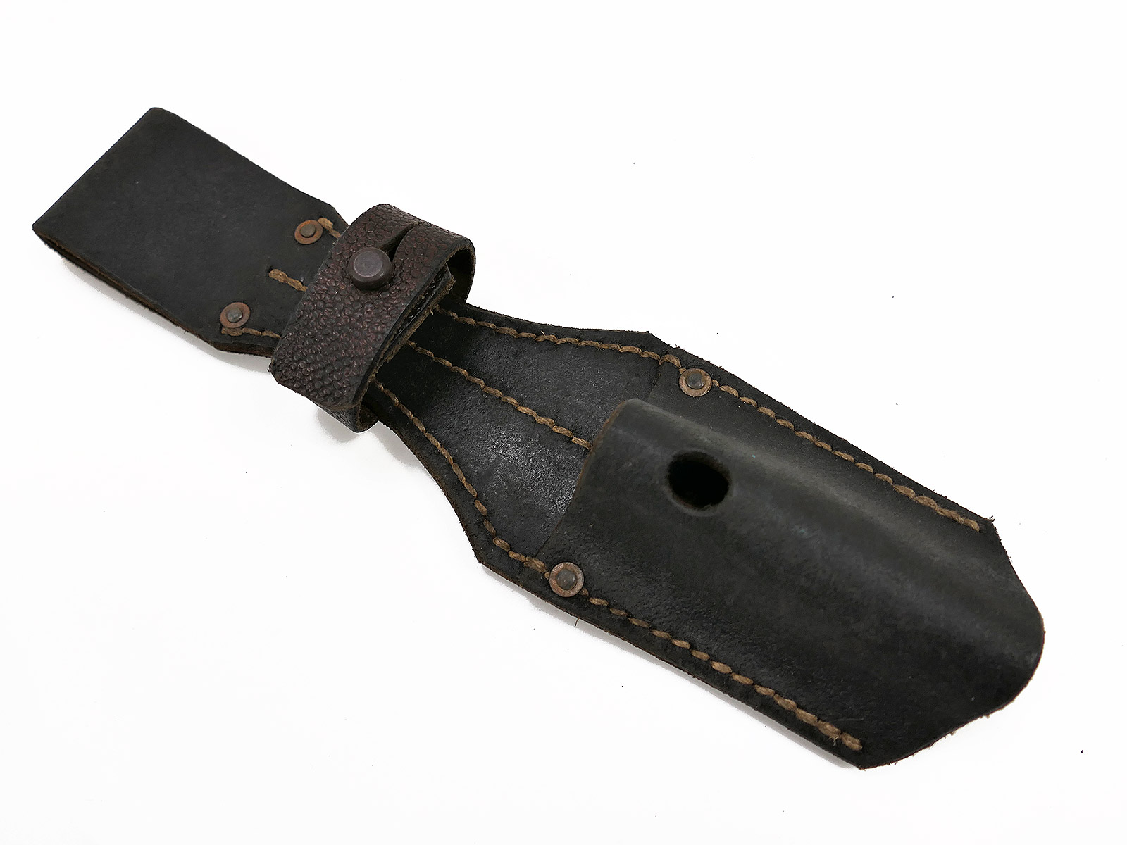 Wehrmacht K98 bayonet scabbard, black / bayonet pouch, Stuttgart 1941