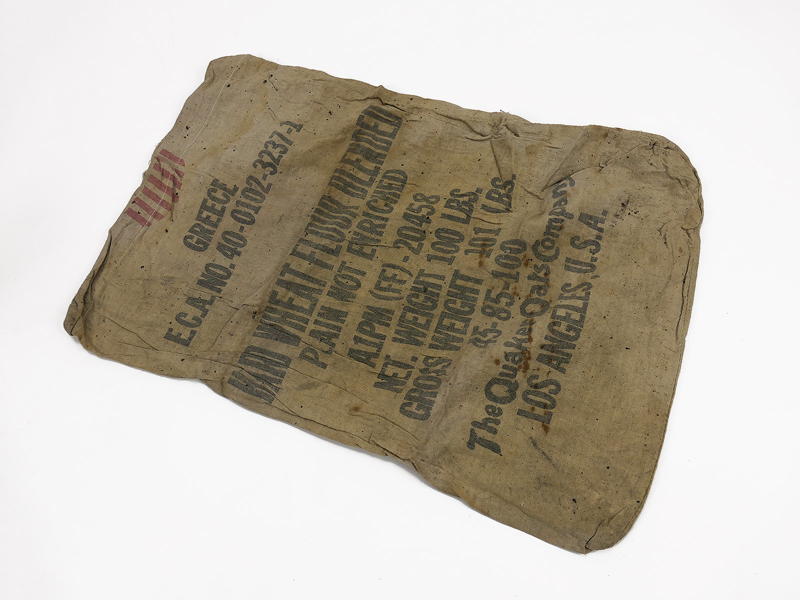 US Rations Sack – Greek Wheat Flour, 67x43cm