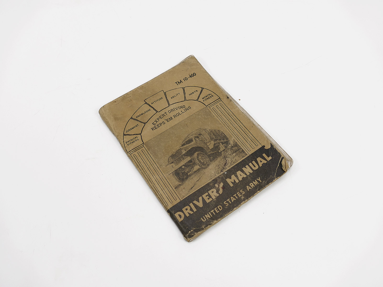 US Army Military Driver's Manual War Department 1942 + Motor Vehicle Operator's Permit Führerschein 