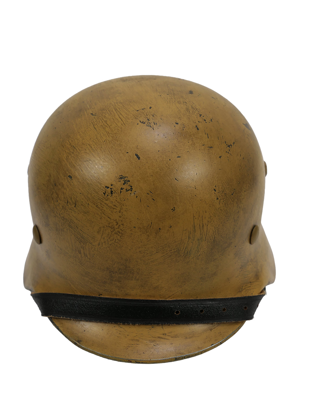 Wehrmacht DAK Afrika Korps steel helmet, TYPE M35, with helmet lining, size 58, tropical helmet, BATTLE-WORN