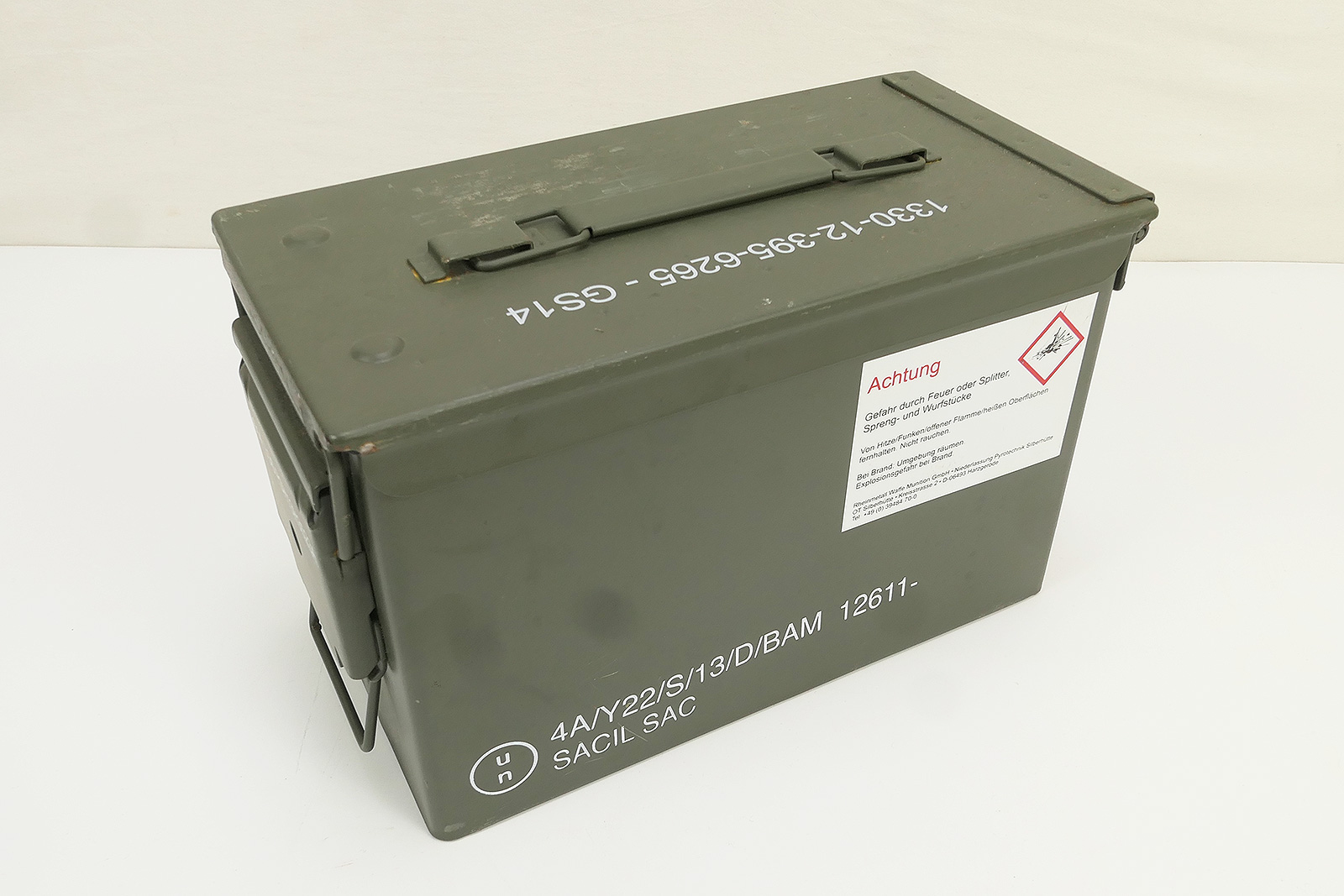 Nato Ammo Box Ammunition box hand grenade fog