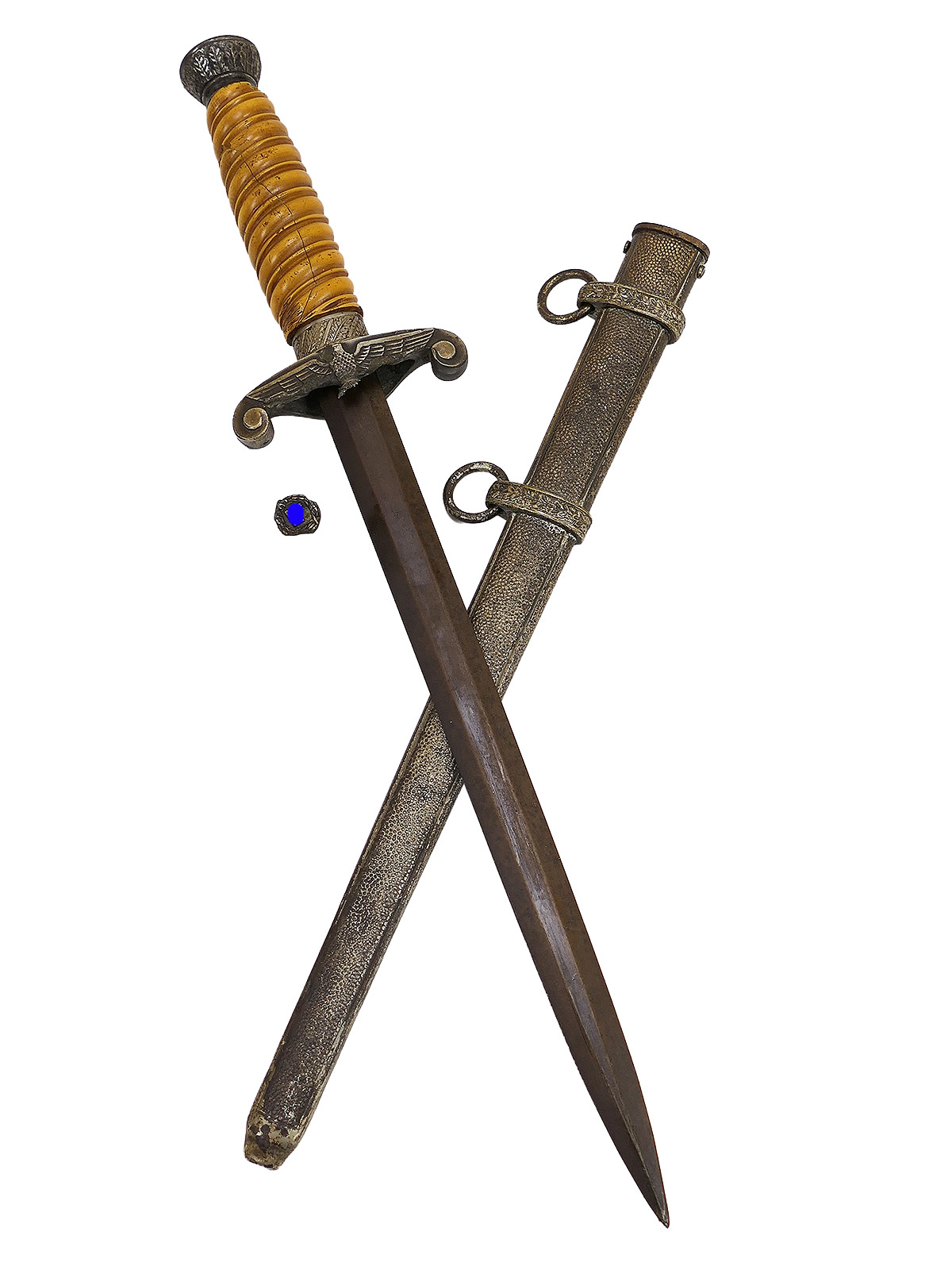 Wehrmacht Army Officer's Dagger, F.W. Höller, Solingen, HOD