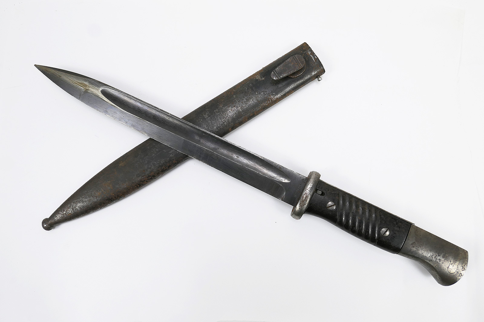 Wehrmacht bayonet M84/98 K98 / sidearm 43 asw with scabbard