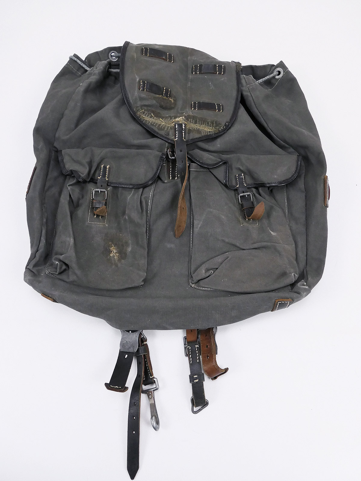 Vintage backpack blue gray type Luftwaffe WW2