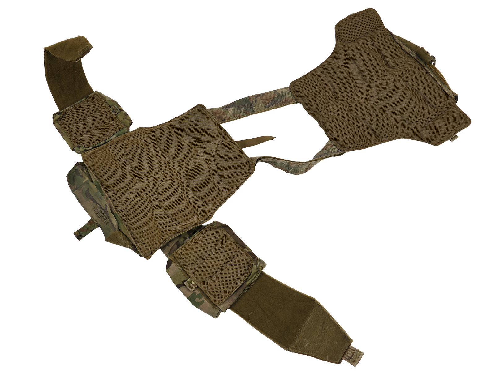 #3/ Denmark Danish Army MultiCam Plate Carrier Tactical Vest Body Armour Size L/XL