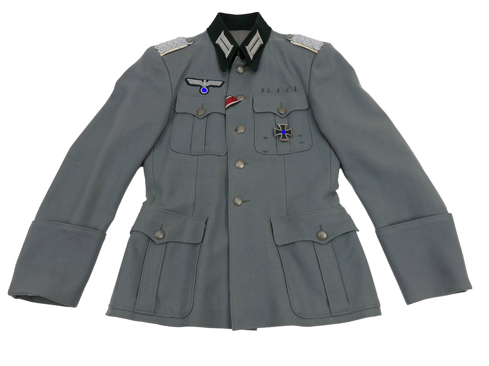 Officer’s field tunic, infantry uniform jacket – Janke COLLECTION, battle-worn