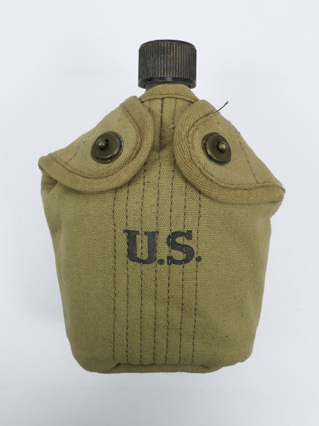 #09 Set US ARMY canteen (original) with mug and canteen cover