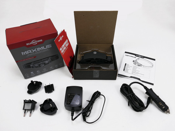 SureFire Maximus LED Headlamp HS3-A-BK 1000 Lumen High Power Headlamp