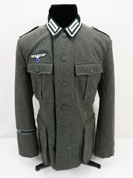 Wehrmacht M36 field blouse Großdeutschland uniform sleeve band collar mirror braid epaulettes size 54